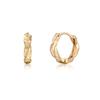 Roseedor Gem Twist One-Touch Earrings (Yg)_232100296