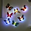 Non-Toxic 12 Pcs 3D Glow Butterfly Wall Stickers Self-Adhesive Led Night Lights For Bedroom Decor Kids Safe Luminous Nursery Decals