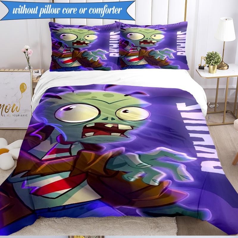 Zombie Party 3pcs K-pop music group Bedding set,Ideal for Bedroom, Dormitory,Including Duvet Cover And 2pcs Pillowcases,Fan gifts