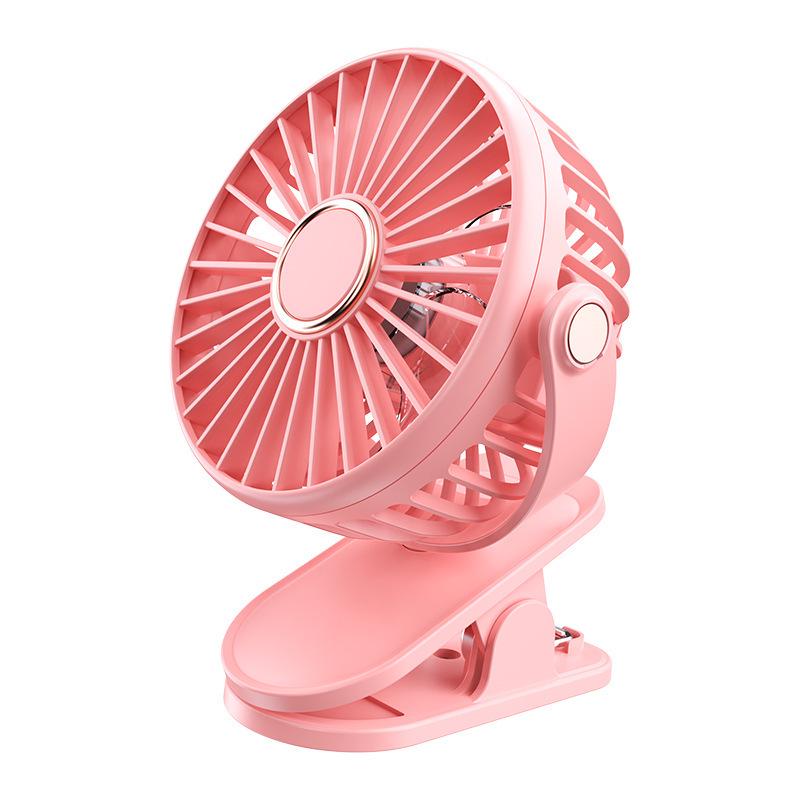 3-in-1 Rechargeable Clip Fan: Desktop, Wall Mount, or Portable with Strong Wind & Long Battery Life