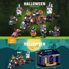 TOYLINX Halloween Building Block Set Halloween Displayable Party Gift Children's Festive Gifts for Easter Home Decoration