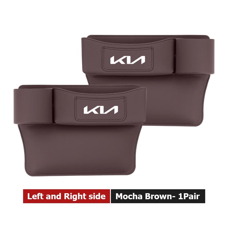 LQFH2 For KIA Car Door Side Seat Gap Storage Box Cup Holder Interior Accessories Rio K5 K2 Sportage Ceed Sorento Picanto Stinger Soul
