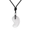 Crystal Dragon Carving Purification Power Amulet Magatama Necklace Adjustable Length [Coai] Men's Women's