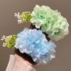 Thai Style Flowers Hairpin Sweet Chignon Hair Clips Hair Accessories Floral Hair Comb  Daily