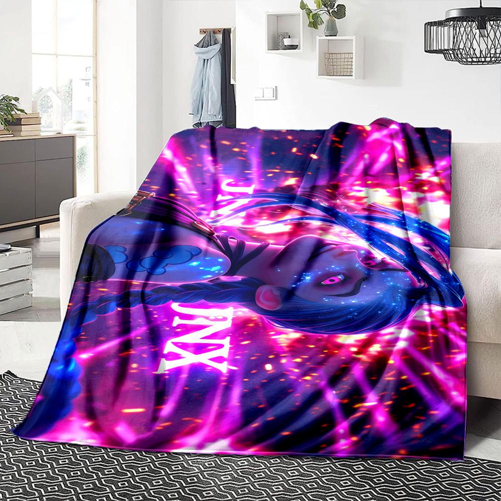 1Pc Energetic Neon Lights Blanket Soft Throw Blanket For Home Bedroom Bed Sofa Travel Office Solid Christmas Blanket