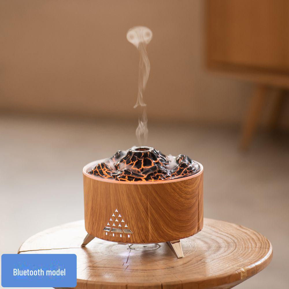 Ароматерапевтический увлажнитель воздуха Volcano: Bluetooth-динамик, диффузор эфирных масел, большой объем тумана, таймер, дистанционное управление.