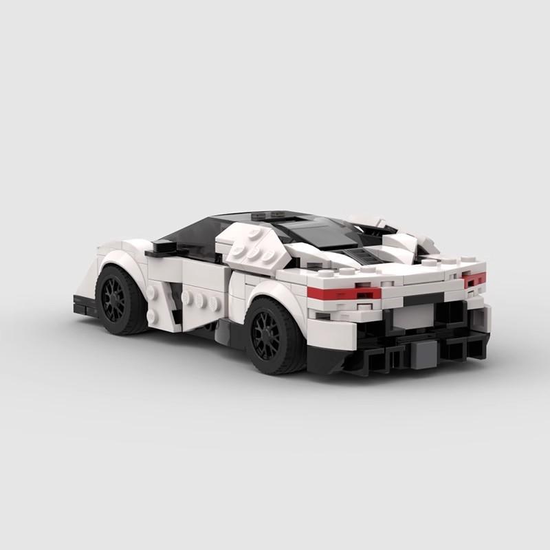 M Building Block Compatible With 60945 Lycan Hypersport Eight-Grid Car, Super Car Assembly Speed Series