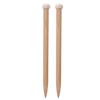 1 Pair Wooden Crochet Hook Knitting Needle Hand Weaving Tool for Scarf Sweater Blanket20mm