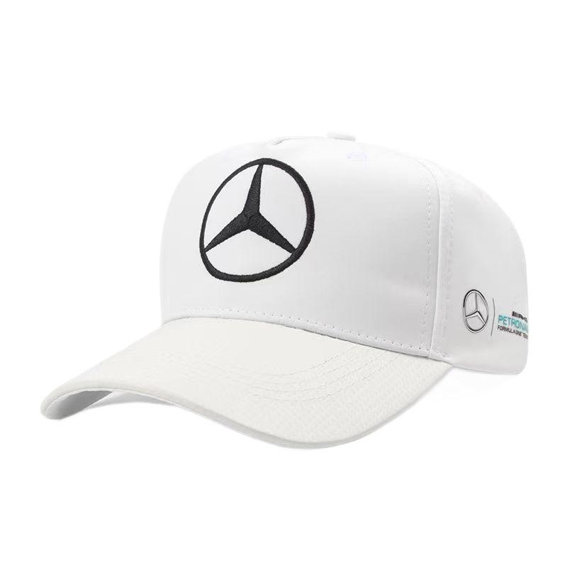 FCM5 High Texture Embroidery Baseball Hat Outdoor Sports Adjustable Sunscreen Hat For Mercedes Benz C E S Class GLC GLE GLS Sticker