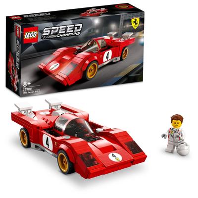 LEGO Speed Champion 1970 Ferrari 512 M 76906 игрушечный блок подарок автомобиль автомобиль мальчики от 8 лет и старше