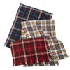 New Year's Wool Scarf Autumn and Winter Plaid Scarf Women's Versatile Scarf Thickened Warm Simple Tassel Shawl