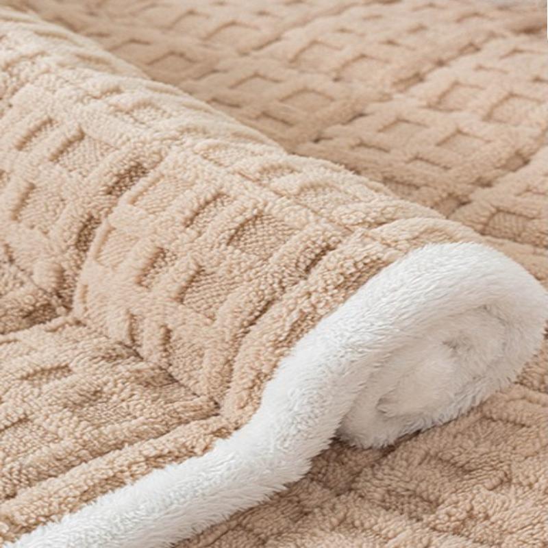 Осенне-зимний плюшевый чехол на диван, жаккардовый, противоскользящий, толстый, теплый, однотонный, простой и удобный, приятный для кожи, подушка для дивана