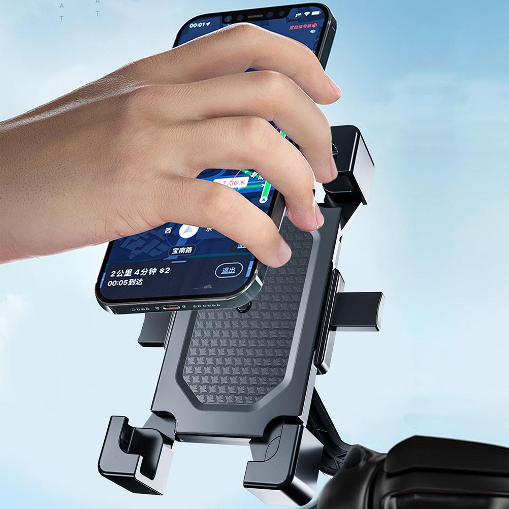 Крепление для телефона на велосипеде Anti Shake GPS-навигатор Держатель для сотового телефона на руль для езды на мотоцикле и в горах