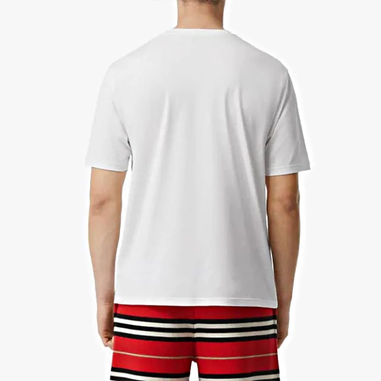 Burberry Футболка Horseferry Унисекс Белый 80172251