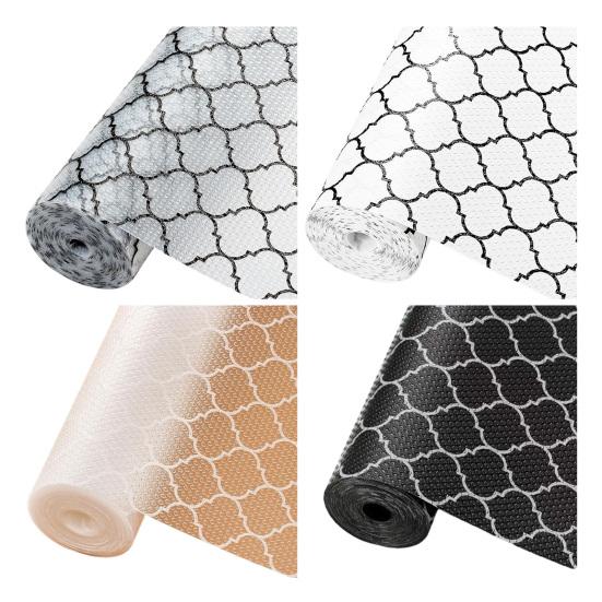 EVA Printed Drawer Liner Thick Non-Adhesive Shelf Mat for Kitchen Cabinet