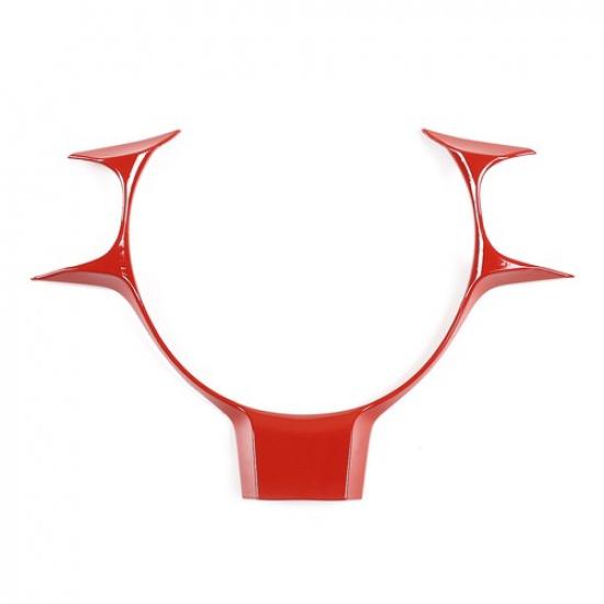 ABS Red Steering Wheel Trims Cover For Toyota 86 Subaru BRZ 17-21