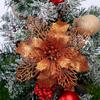 10pcs Christmas Flowers For Decoration Christmas Trees Christmas Wreaths Create A Christmas Atmosphere. 11cm Baolan PE