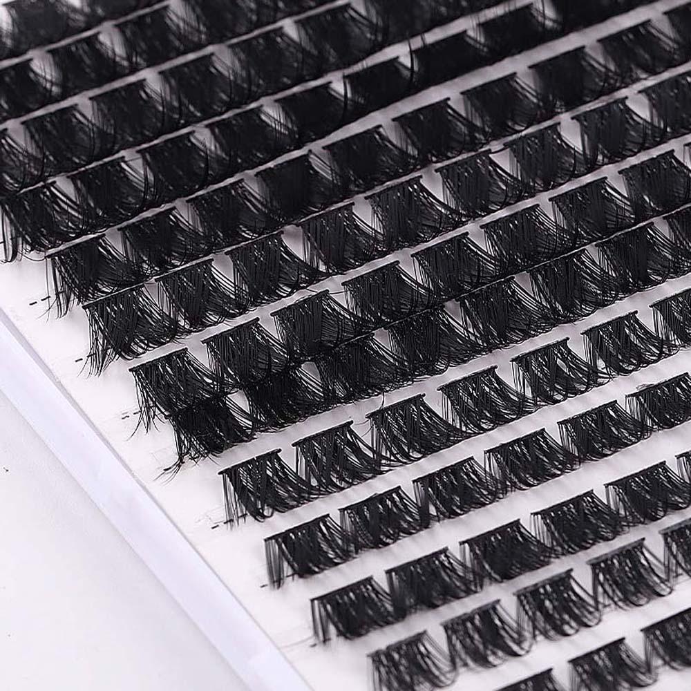 10-16mm Individual Cluster Eyelashes Long Lasting Lashes Extension  Stage Performance