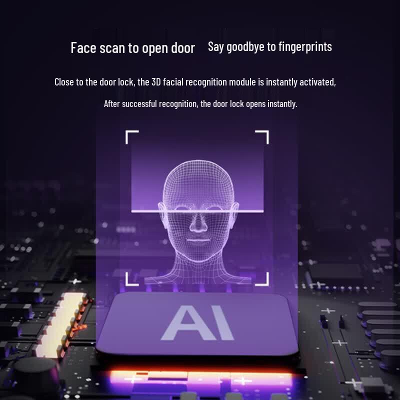 EZVIZ Y3000F Aurora 3D Facial Recognition Smart Lock