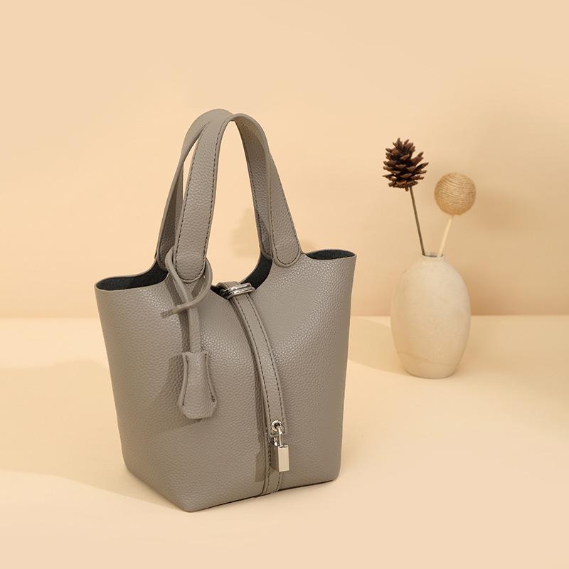 Сумка-ведро, Нишевая корзина для овощей, Женская сумка, Высококачественная маленькая сумочка, Модная сумка через плечо для поездок на работу, Сумка с текстурой