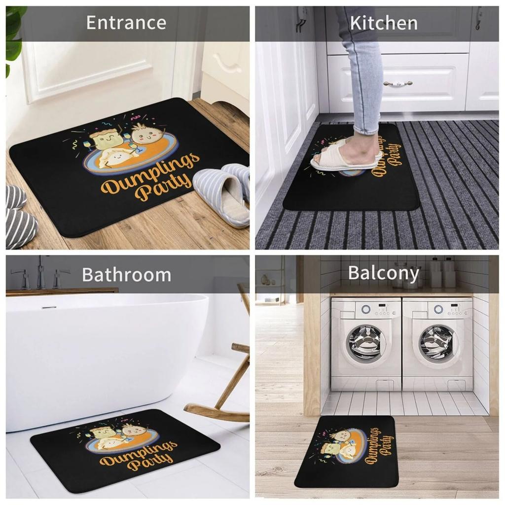 1PC Teddy Dog Pattern Door Mats Kitchen Rugs Non-Slip Pop arts design Bedroom Rugs Bath Mat Carpet for Home Sink Laundry Decor