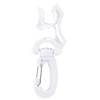 Scuba Diving Double BCD Hose Holder Clip Regulator Retainer Buckle Hook for Snorkeling (White)