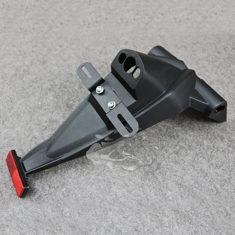 Fit For Kawasaki 2007 - 2012 Z750 Rear Motorcycle License Number Plate Light Frame Holder Bracket Z 750 2008 2009 2010 2011