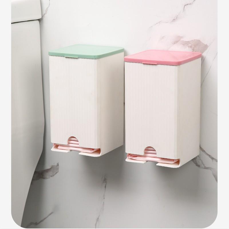 Настенный бокс для гигиенических прокладок и многофункциональный ящик для хранения