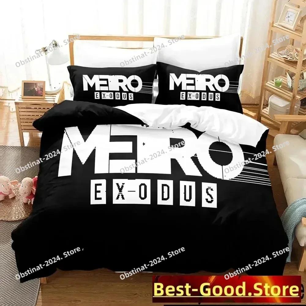 3D Игровой Постельное Белье Metro Exodus Комплект Постельного Белья С Принтом Одеяло Покрывало Наволочка 3 Предмета Комплекты Детский Взрослый Размер
