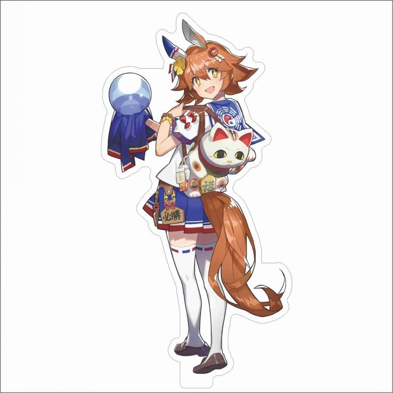 Япония красивая дербиль 15 см персонажи мультфильмов акриловая двухсторонняя подставка модель каваи милая офисная декоративная панель постоянные поклонники записи