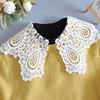 Big Lapel Lace Detachable Collar For Women  New Ladies  False Fake Collar Shirt Removable Nep Blouse Kraagie Faux Col