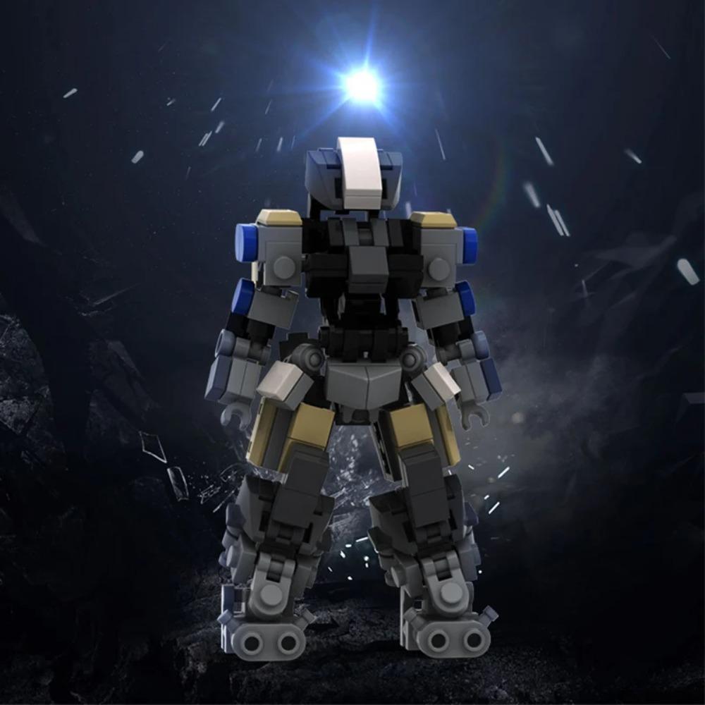 Yigebebe Mech Механизированные Морские Костюмы Роботы Мехе Сборные Фигурки Идеи MOC Строительные Блоки Игрушки для Подарков Игрушечные Кубики