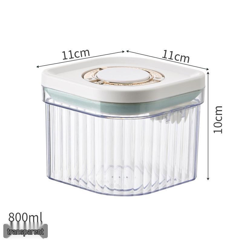 Large Airtight Plastic Storage Jar for Flour, Snacks, Grains, and Milk Powder