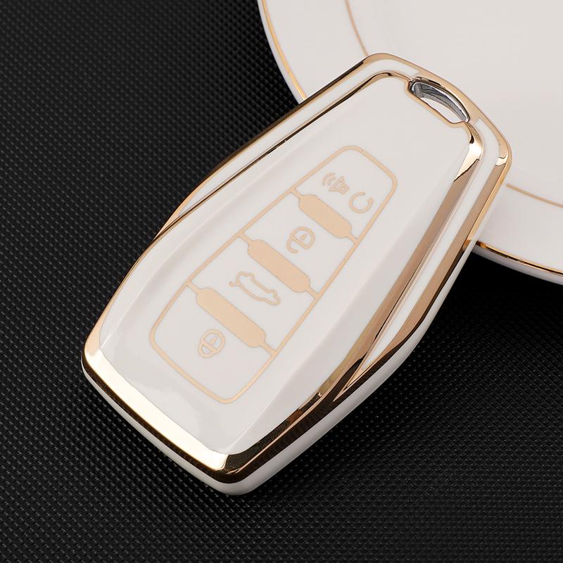New TPU Car Remote Key Case Cover Shell For Geely Coolray 2019-2020 Atlas Boyue NL3 Emgrand X7 EX7 SUV GT GC9 Borui Accessories