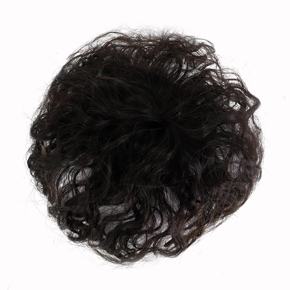 MISS WIG Синтетические короткие вьющиеся волосы на заколках с челкой, натуральные волосы для женщин, покрывающие седые волосы и выпадение волос