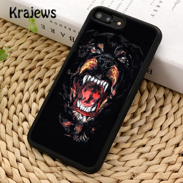 Krajews Rottweiler Dog Soft Phone Case Cover For iPhone 14 5 SE 6s 7 8 Plus X XR XS 11 12 13 Pro Max Samsung Galaxy S21 S22ultra