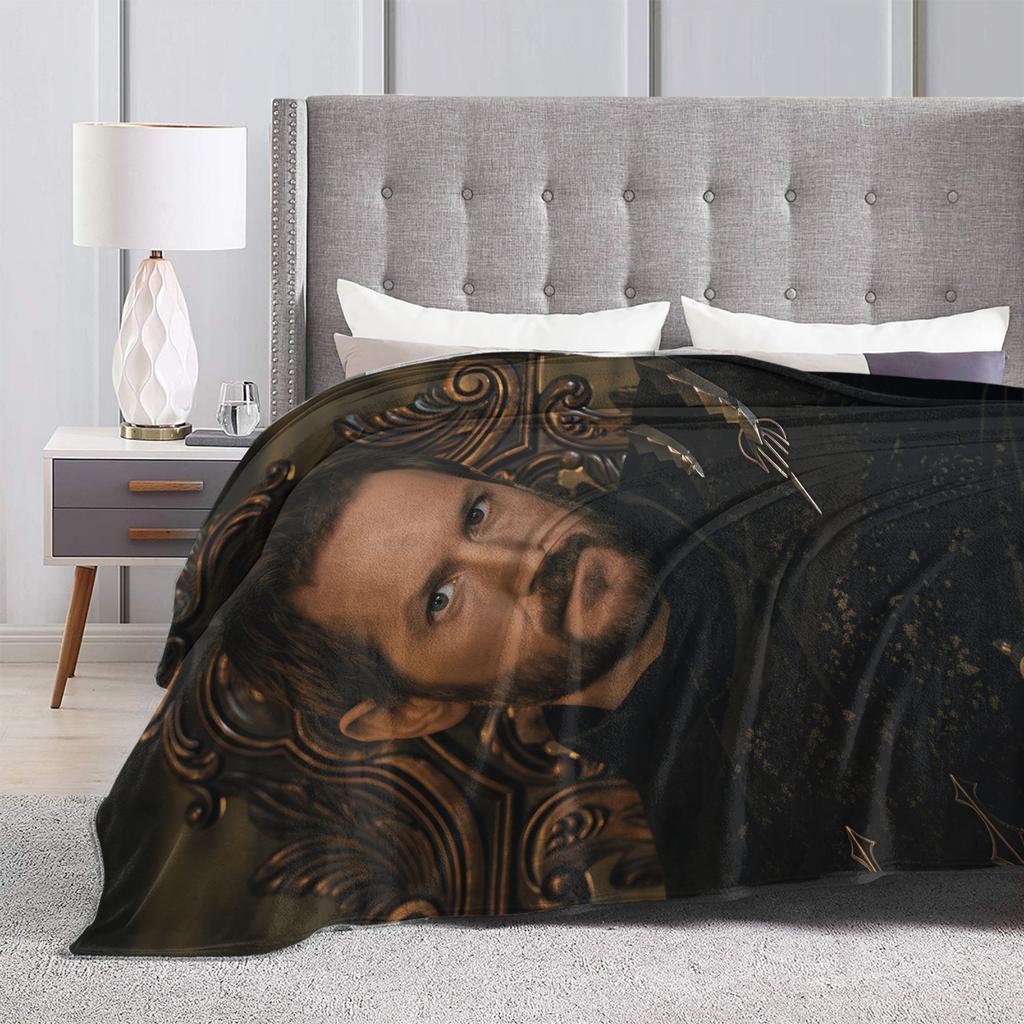 Baelor Targaryen Throw Blanket Warm Comfy Funny Blankets For Living Room Travel Car Flannel Bedspread Bed Cover