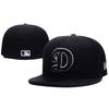 MLB Baseball Commemorative Fitted Hat American League Flat Brim Cap Fashion Sizes