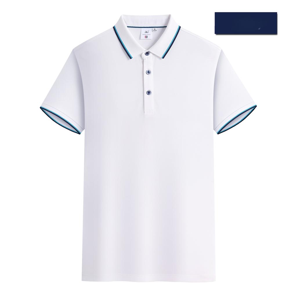 Футболка с коротким рукавом, мужская рубашка поло, простая футболка, летние лацканы с половиной рукавом, однотонный топ, тонкая мужская футболка