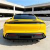 For Porsche Taycan Electric 4-Door Coupe 2019, 2021, 2022, 2023, 2024, 2025 Automotive Rear Bumper Diffuser Rear Spoiler Kit