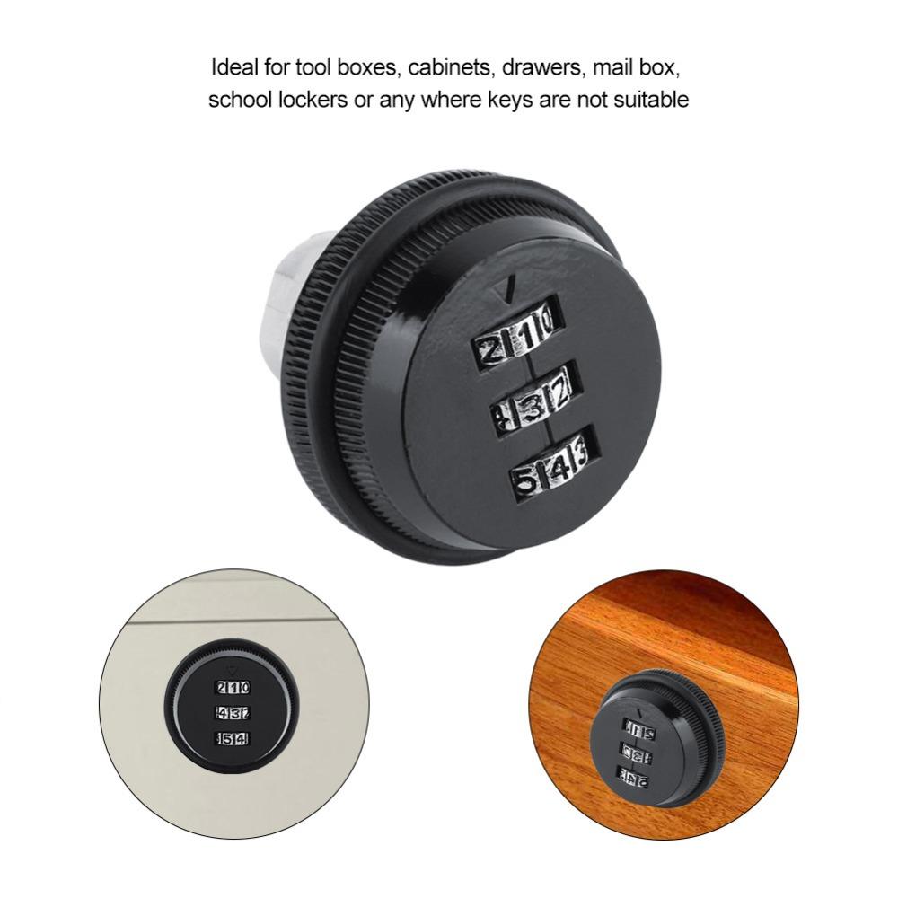 Anti Theft Combination Cam Lock Zinc Alloy Digital Lock Convenient Password Safe Lock Cabinet