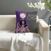 Cute CcherS cool Pillow Case Natural Linen Organic Fabric DoubleSided Printing Sofa Home Decor Cushion Cover