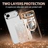 Coque Antichoc - BOOLING - pour iPhone Air - Silicone avec Anneau Magnétique - Doré Scintillant