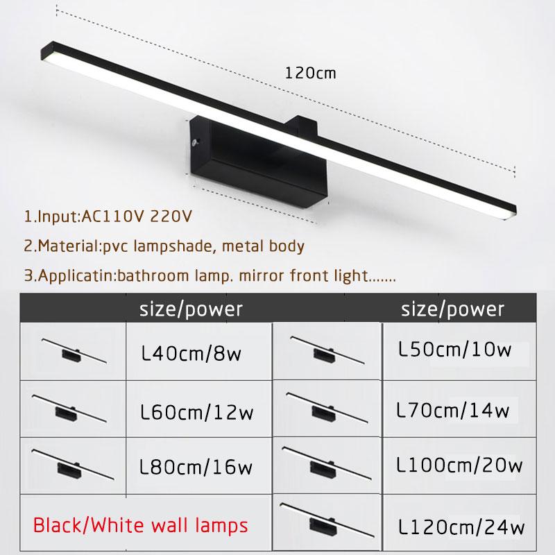 40 см зеркало в ванной комнате современный светодиодный настенный светильник с фитингами Blaker светодиодный настенный светильник для ванной комнаты