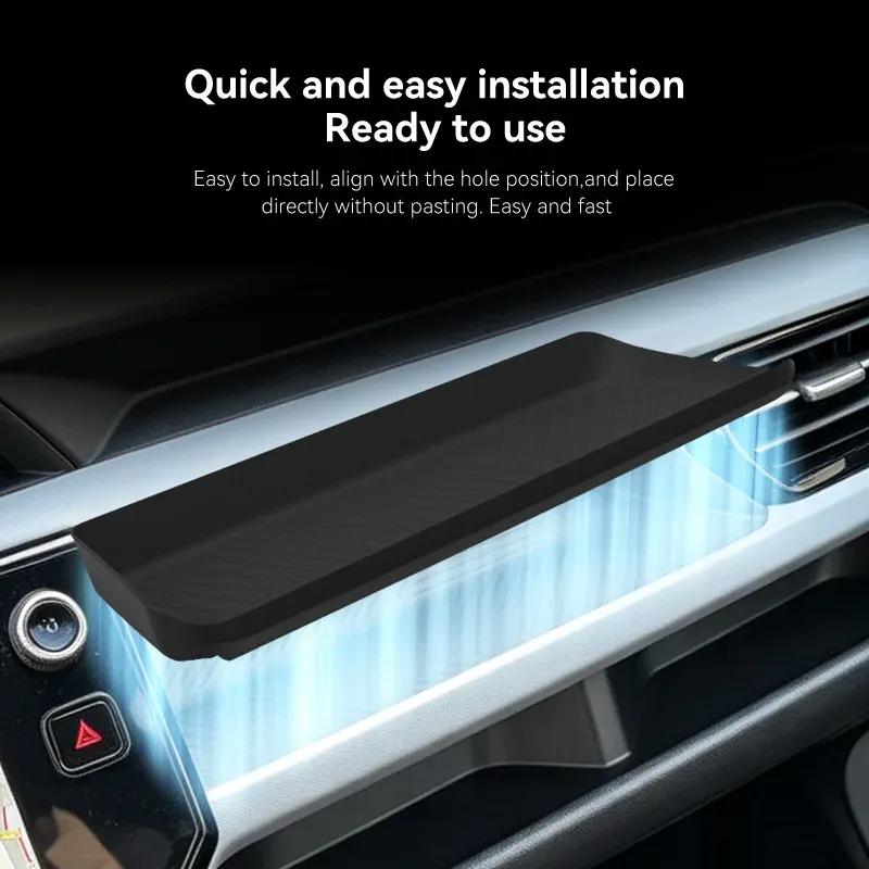 For Chevy Bolt EV 2027 Silicone Passenger Dashboard Storage Box Upper & Lower Layer Sundries Organizer Car Interior Accessories