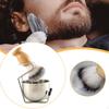 Мужская кисть для бритья, чаша для бритья с подставкой, набор 3 в 1, аксессуары, портативный для папы, мужа, нержавеющая сталь