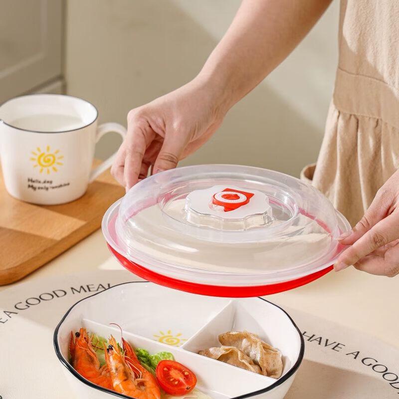 Nierxin Portion Control Divided Ceramic Meal Plate