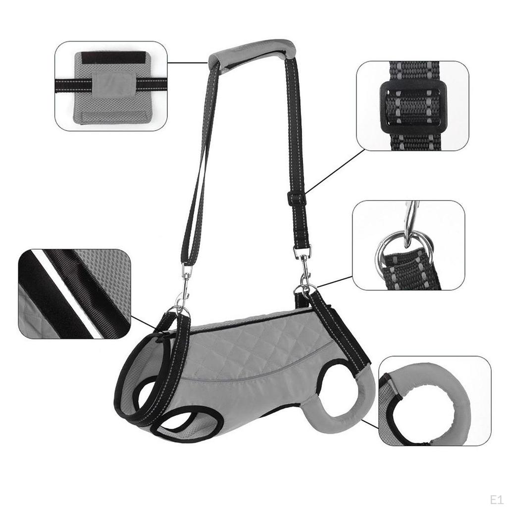 Регулируемая шлейка для поддержки собак, обеспечивающая помощь в передвижении