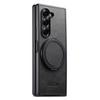 SUTENI G3 For Samsung Galaxy Z Fold7 5G Magnetic Case Waxy Texture Rotating Kickstand Leather Phone Back Cover