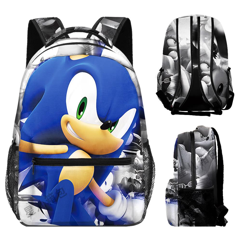 Source Backpack Sonic Primary And Secondary School School Bag Children'S Backpack Backpack Cartoon Bag